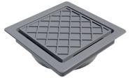 Ralo Oculto Tampa Invisível Quadrado em pvc 15 x 15 novii