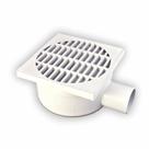 Ralo Orientável Mini em PP 10,5x10,5cm Odem Cinza