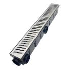 Ralo Piscina 6x50 Inox Raio com Tela Coletor Plástico Preto