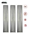 Ralo Pluvial 10x150 com Suporte e Tela Anti Insetos - Escovado(3 ralos de 50cm)- ZNubi Grelhas & Cia
