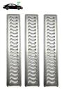 Ralo Pluvial 10x150 com Suporte - Escovado(3 ralos de 50cm)- ZNubi Grelhas & Cia