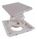 Ralo Premium Quadrado 15x15cm Tampa Em Inox Luxo
