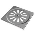 Ralo Quadrado Em Aço Inox 10Cm Docol