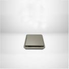 Ralo quadrado oculto invisível composto em fibra 15x15cm tampa em aço inox