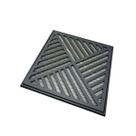 Ralo Quadrado Quintal 30x30 Preto Fosco com Tela e Aro