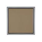 Ralo Quattro Vistta Inox Ouro 15 x 15 cm