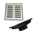Ralo Quintal 20x20 Inox Abre Fecha Coletor Saída Baixa 100mm