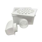 Ralo Sifonado Quadrado Rebouças 100x52x40 Saída Lateral Branco - Embalagem 12 Unidades