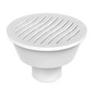 Ralo Sifonado Redondo Cônico Tigre 100x40 Com Grelha Branco