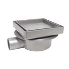 Ralo Sifonado Reversível ABS 13x13cm Regulável Odem Cinza