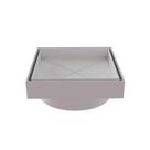 Ralo Smart Invisível Sifonado 15x15cm Branco Estrela para Banheiro