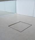 Ralo square line tampa oculta pvc/inox 15cm x 15cm ref 209 ralo linear
