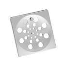 Ralo Tampa Grelha 10x10 cm Abre e Fecha em Aço Inox Para Banheiro Lavanderia 1 a 5 Unidades Caixilho Avulso