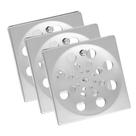 Ralo Tampa Grelha 10x10 cm Abre e Fecha em Aço Inox Para Banheiro Lavanderia 1 a 5 Unidades Caixilho Avulso Ralo Tampa Grelha 10x10 cm Abre e Fecha em Aço Inox Para Banheiro Lavanderia 1 a 5 Unidades Caixilho Avulso