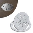 Ralo Tampa Grelha Inox Redondo 10cm e 15cm Abre E Fecha Rotativo Acompanha Castilho e Tampa Ralo Tampa Grelha Inox Redondo 10cm e 15cm Abre E Fecha Rotativo Acompanha Castilho e Tampa