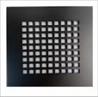 Ralo Tampa Inox 304 2 Mm Modelo Square Preto 10X10