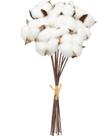 Ramalhete Flor de Algodao - Alt 35 Cm