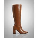 Ramarim Bota Feminina Cano Alto Capuccino 2663104 - Marrom -