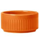 Ramekin de Porcelana 50ml Laranja Germer Canelado Assar e Se Ramekin de Porcelana 50ml Laranja Germer Canelado Assar e Se