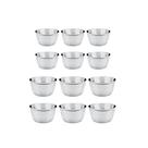 Ramekin Tigela Inox Sobremesa Mini Bolo Sufle Kit 90 e 150ml