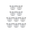 Ramekin Tigela Inox Sobremesa Mini Bolo Sufle Molho 120ml 10un