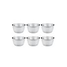 Ramekin Tigela Inox Sobremesa Mini Bolo Sufle Molho 150ml 6un