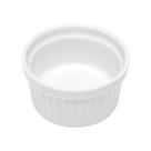 Ramequim de Porcelana Classic Branco 8,5x5 cm Lyor