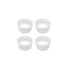 Ramequim Mini Porcelana Branco Forno 170ml 8,5cm Entrada 4un