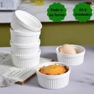 Ramequim Porcelana 200ml Branco Kit com 6 Unidades Ramequim Porcelana 200ml Branco Kit com 6 Unidades