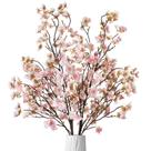 Ramos de flores de cerejeira artificiais Ammyoo, 4 unidades