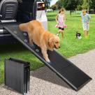 Rampa para cães PALATALA dobrável para carro com superfície antiderrapante 160x44cm Rampa para cães PALATALA dobrável para carro com superfície antiderrapante 160x44cm