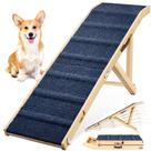 Rampa para cães Tsukiko 2024 para cama de 64 cm de comprimento, dobrável, 6 alturas, 100 kg Rampa para cães Tsukiko 2024 para cama de 64 cm de comprimento, dobrável, 6 alturas, 100 kg