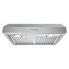 Range Hood COSMO UC30 canalizado sob o gabinete de aço inoxidável de 30 polegadas Range Hood COSMO UC30 canalizado sob o gabinete de aço inoxidável de 30 polegadas