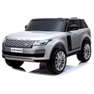 Range Rover Carro Elétrico Infantil Mini Land A Bateria Brinquedo de 2 Crianças Motorizado Prata 24V 4x4