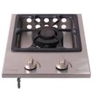 Rangetop 1 Boca Inox a Gás Queimador Duplo Industrial Grelha Ferro Fundido de Embutir Titan Rangetop 1 Boca Inox a Gás Queimador Duplo Industrial Grelha Ferro Fundido de Embutir Titan