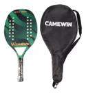 Raquete Beach Tennis Camewin Original Leve Fibra Carbono e Fibra de vidro Raquete Profissional