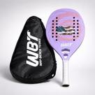 Raquete Beach Tennis Carbono 3K com Capa para Jogo e Treino