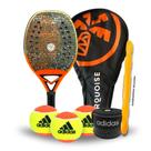 Raquete Beach Tennis Turquoise Dna2.2 100%kevlar 2022 Orange Raquete Beach Tennis Turquoise Dna2.2 100%kevlar 2022 Orange