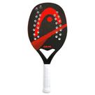 Raquete De Beach Tennis Head Rover Preta e Vermelha Raquete De Beach Tennis Head Rover Preta e Vermelha