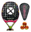 Raquete De Beach Tennis Heroes Harley 2025 Carbono 18k
