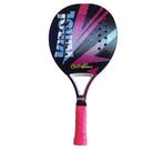 Raquete de Beach Tennis Less Kirol Rosa Fiberglass 22mm -