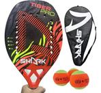 Raquete De Beach Tennis Shark Tiger Pro 2023 Carbono 3k