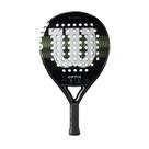 Raquete de padel Wilson Optix V1 preta/verde Grip 2-4 1/4