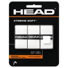 Raquete de tênis Overgrip HEAD Xtreme Soft, pacote com 3, branca