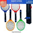Raquete Elétrica Recarregável Bivolt Mata Mosquito Mosca Pernilongo