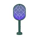 Raquete Elétrica Recarregável E Lâmpada Armadilha Para Mosquitos 2 Em 1, Eliminador De Insetos