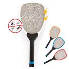 Raquete Elétrica Recarregável Mata Mosquito Pernilongo Raquete Elétrica Recarregável Mata Mosquito Pernilongo