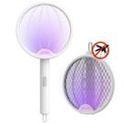 Raquete Elétrica USB Recarregável Para Mosquitos Luz UV Armadilha