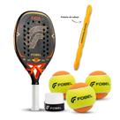 Raquete Fobel Fox Isabela Garrido 25/26 + BOLA + PROTETOR DE CABEÇA + OVERGRIP