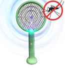 Raquete Mata Mosquitos Com Luz LED Recarregável USB Armadilha